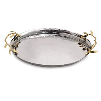 Michael Aram Olive Branch Oval Serving Tray